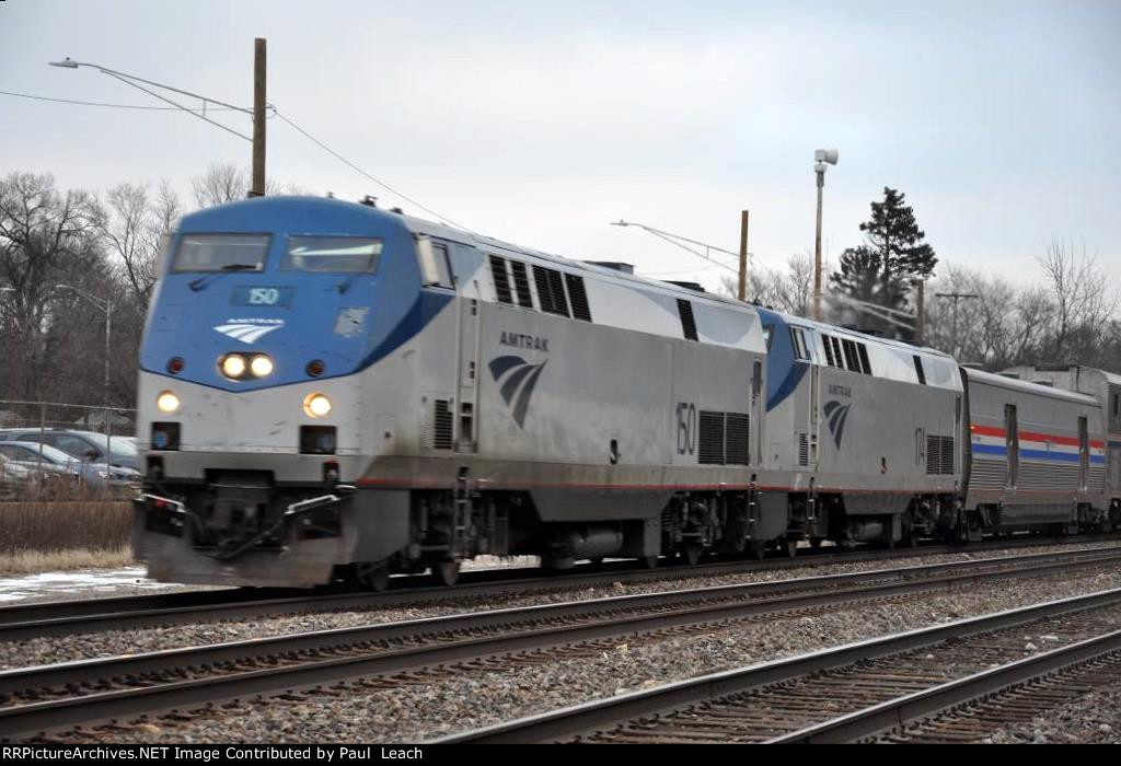 "Southwest Chief" races west